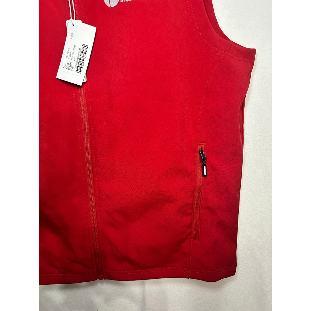 Core 365 Mens CE701 Red‎ Softshell Fleece Lined Vest Lone Star Lights Size Large - Picture 5 of 9